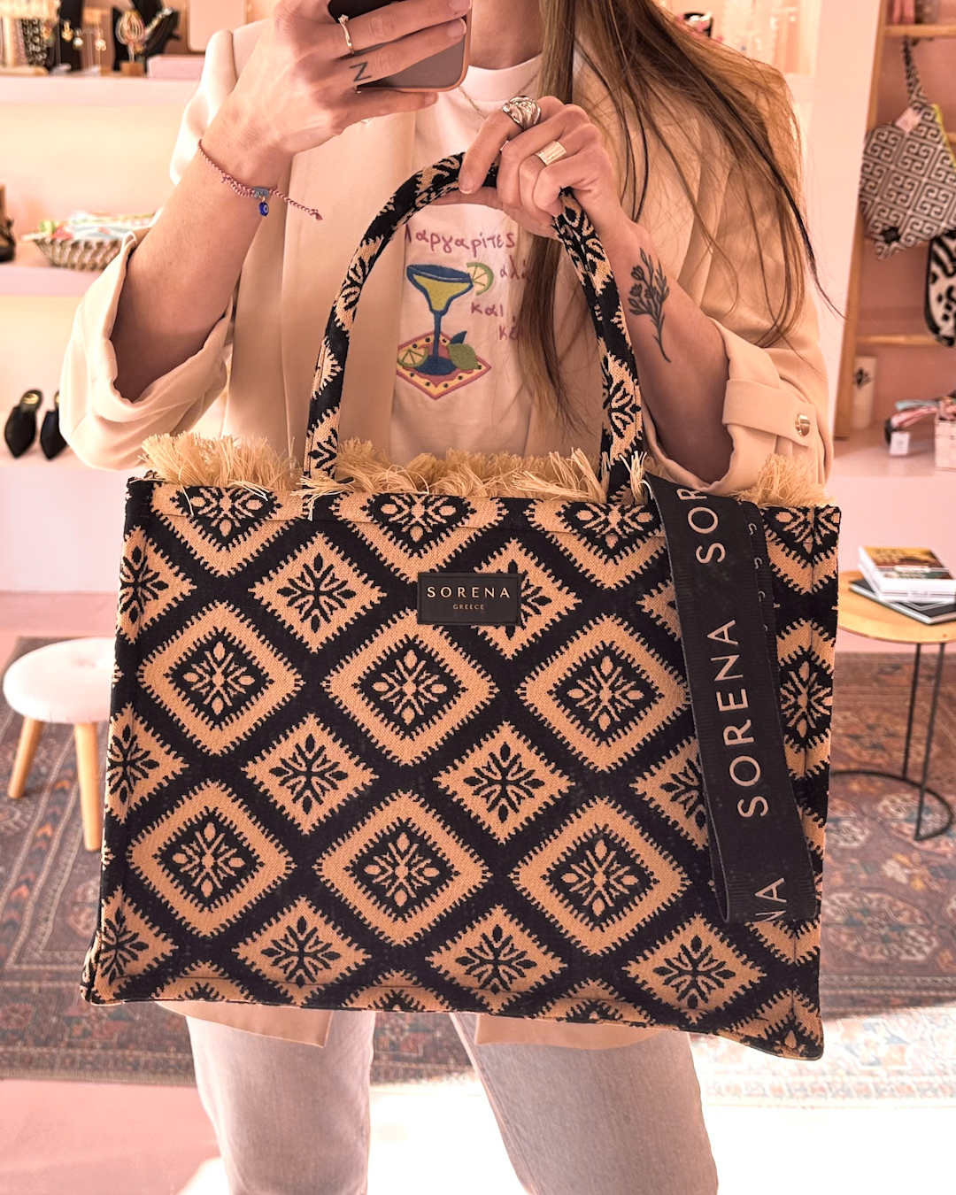 Cycladitissa Large Tote Bag