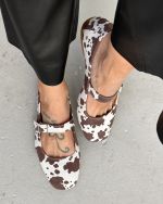 Colette suede ballarinas cow