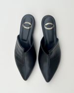 Sylvie mules μαύρα