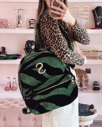 Φωτογραφία από Animal velvet petrol backpack