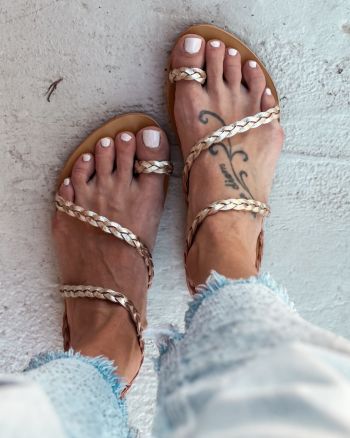 Syros πλεξούδα χρυσά