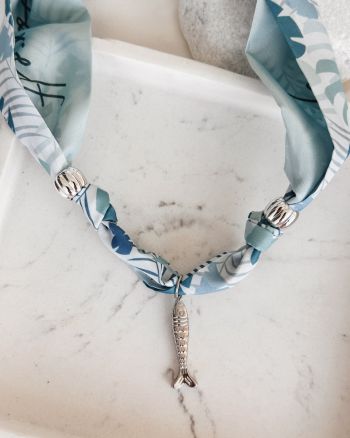 Fish Mantili Scarf Necklace