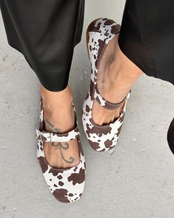Colette καστόρινες μπαλαρίνες cow