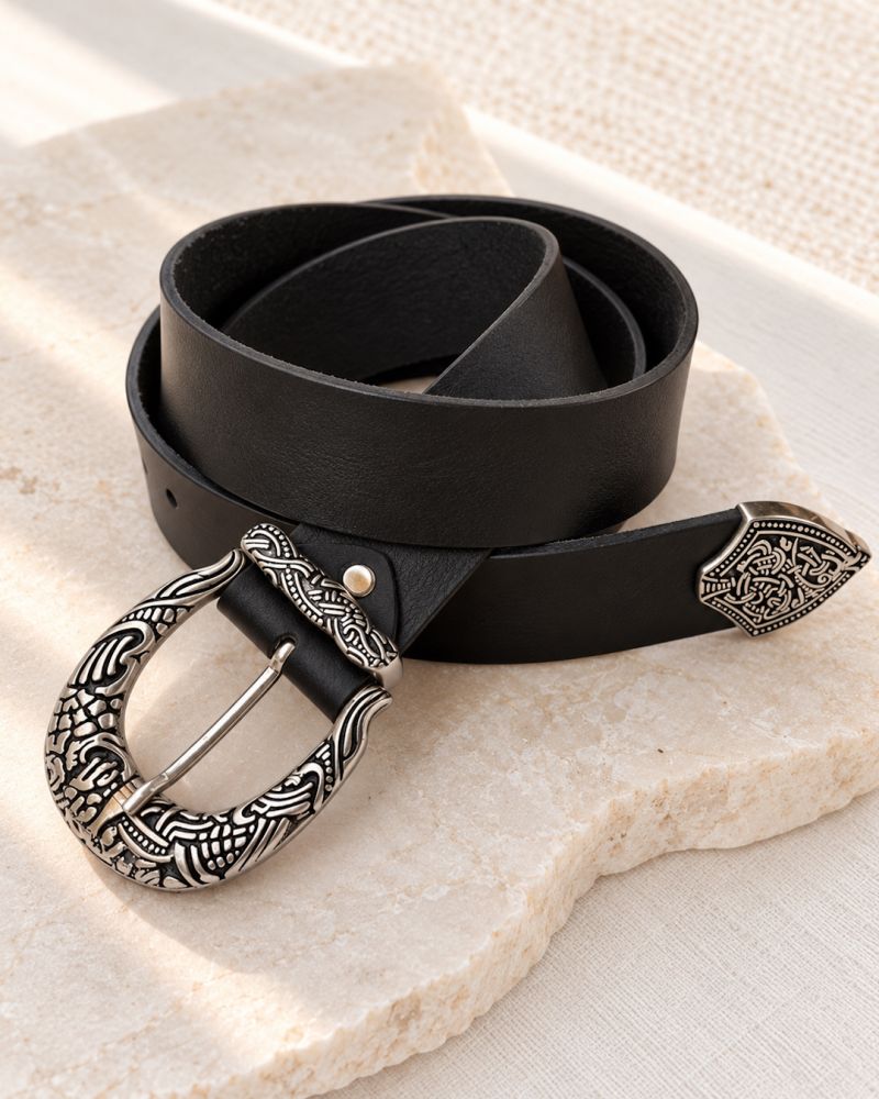 Jade Μαύρη Δερμάτινη Ζώνη Φωτογραφία από Jade Μαύρη Δερμάτινη Ζώνη