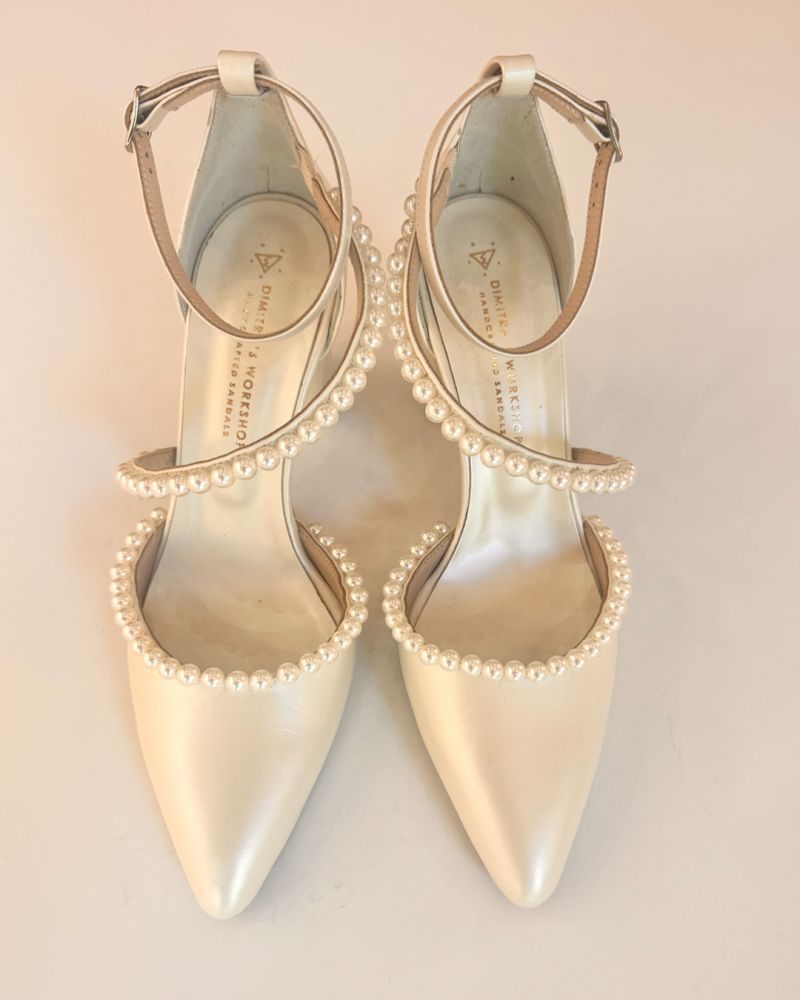 Φωτογραφία από Pearl Pumps Ιβουάρ - Sample | Size 40